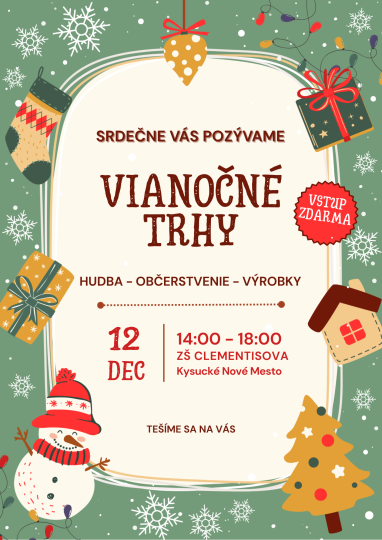 Vianočné trhy 2025 - 12.12.2025